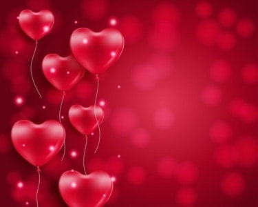 9 ideas de decoración de San Valentín con globos de corazón rojo