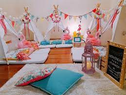 fiesta infantil con pijamada