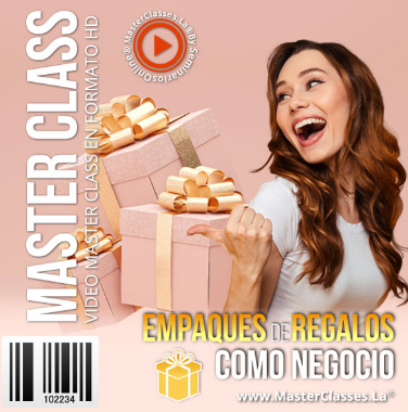 Curso Online: Empaques de Regalo Como Negocio ¡Lo más esperado del 2023!